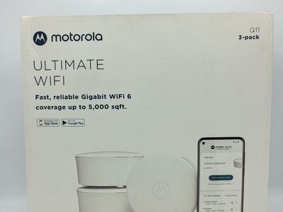 Motorola Q11 Mesh WiFi 6 System AX3000 3 Pack