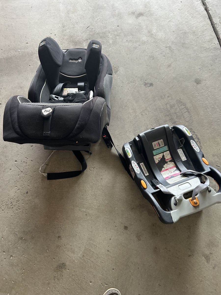 Child car seat and Chico base
