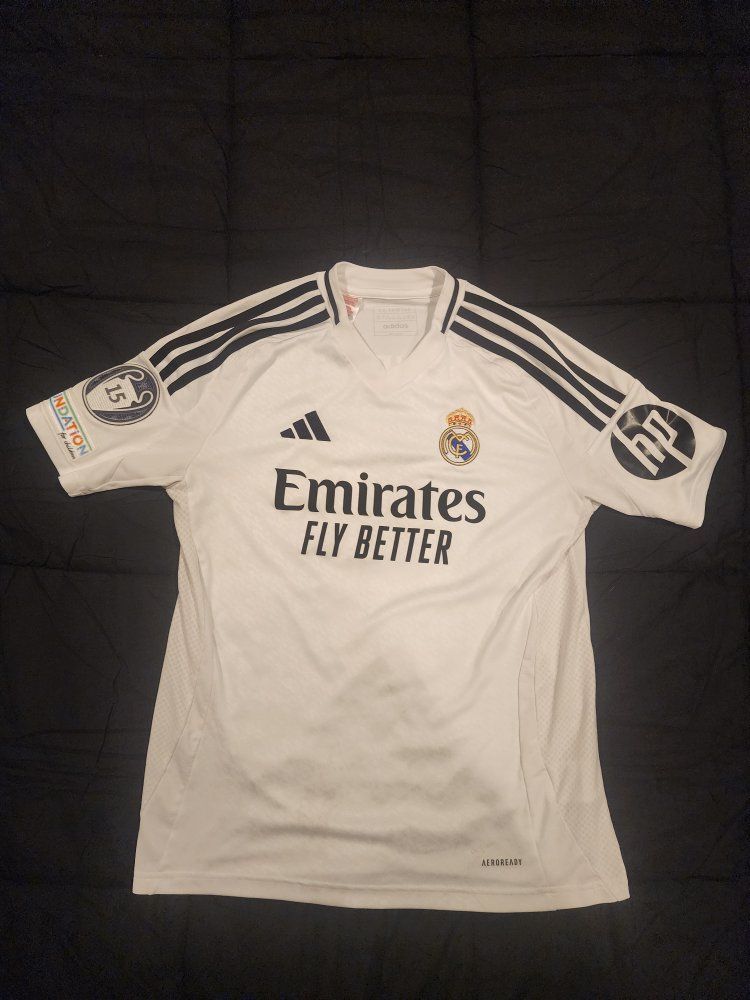  (Youth L) Real Madrid 2024-25 #8 Valverde Home Jersey