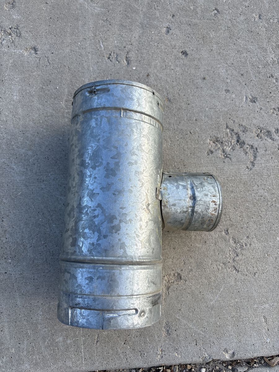 Used 5 Inch To 3 Inch Tee Gas Vent