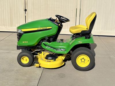 John Deere X354 Riding Lawn Mower - Low hours, like new