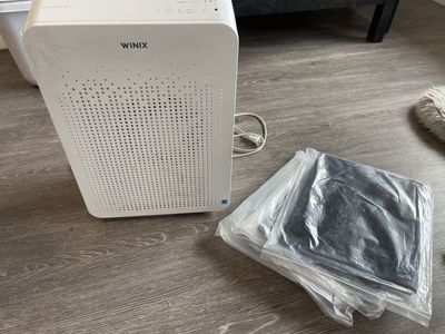 WINIX PlasmaWave 5500-2 Air Purifier with Washable AOC Carbon Filter, White