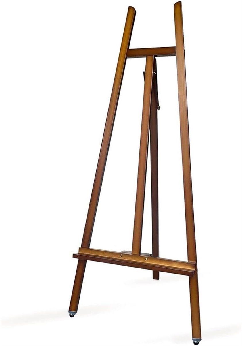 90" A-Frame Easel with Wheels, Adjustable, Canvas
