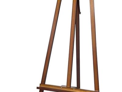 90" A-Frame Easel with Wheels, Adjustable, Canvas