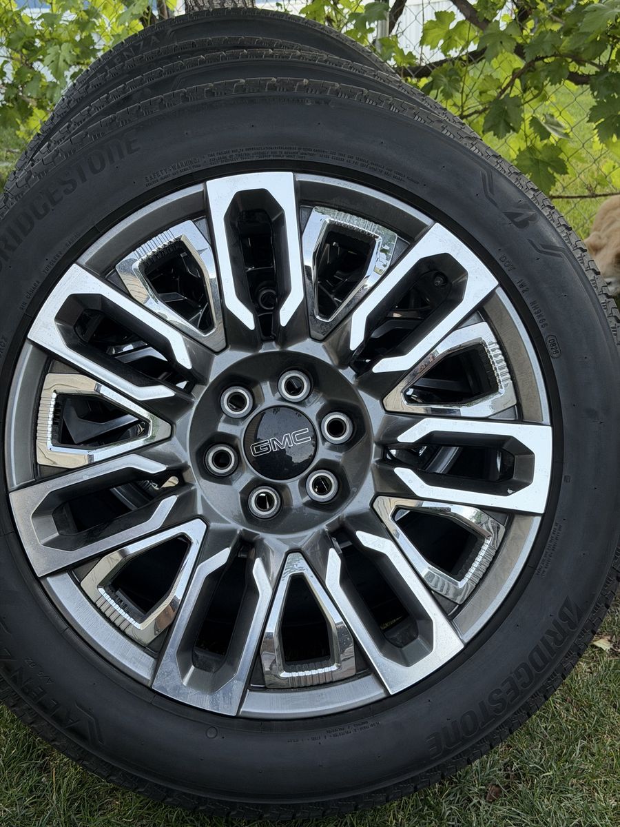 Brand new GMC sierra Denali ultimate wheels and tires