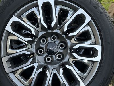 Brand new GMC sierra Denali ultimate wheels and tires