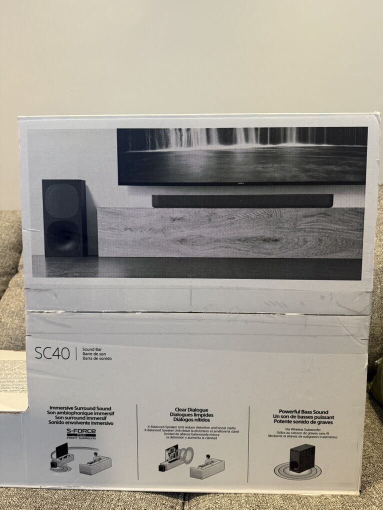 Sony Soundbar With Wireless Subwoofer