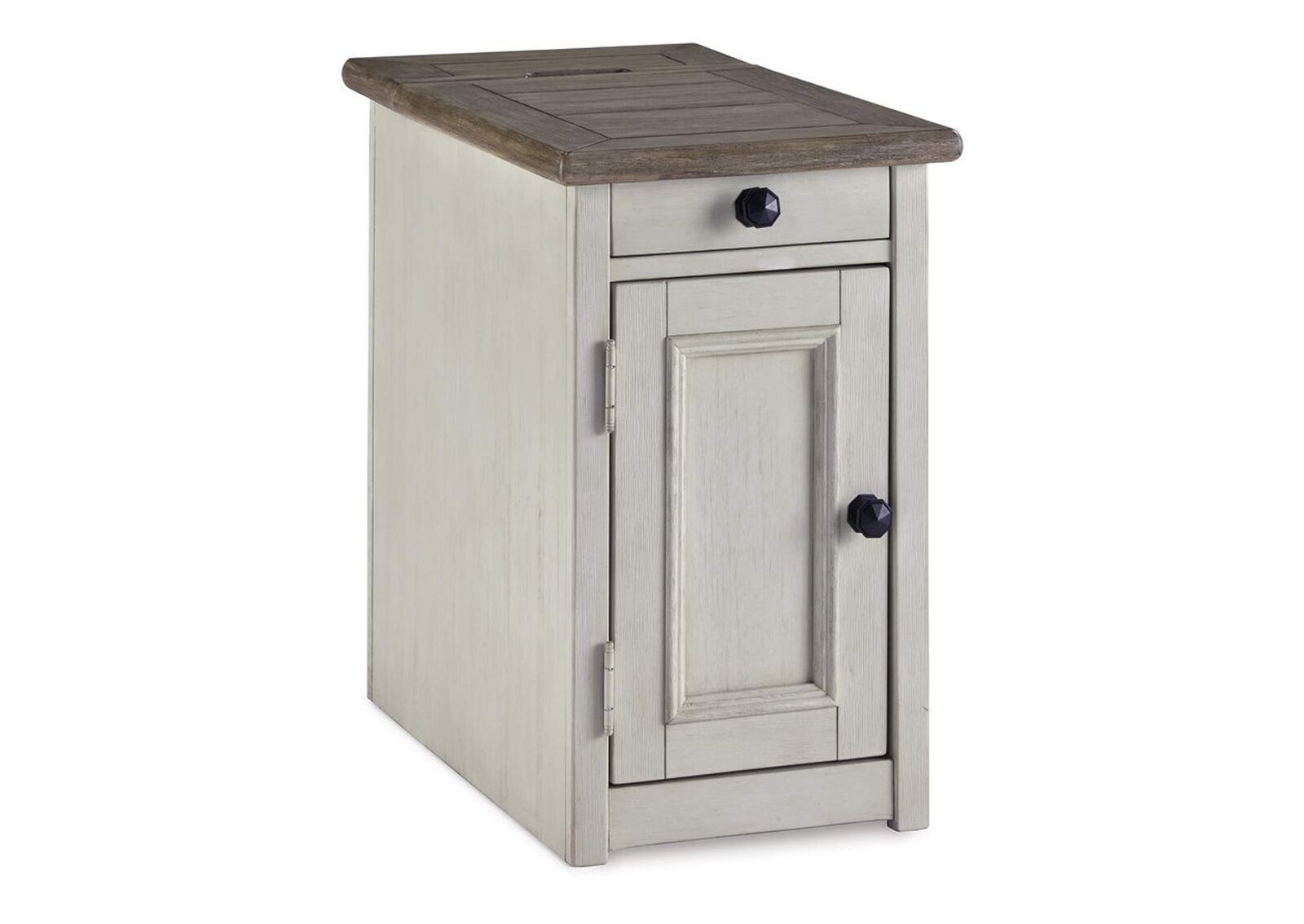 Bolanburg Chairside End Table w/ USB Ports & Outlets - Living Room Furniture Accent Piece - Action Home Furniture