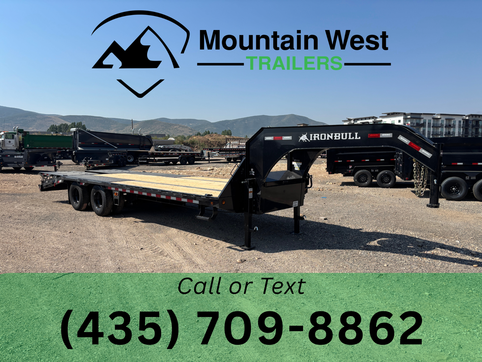 2027 Iron Bull Trailers 85X25-23.9K Gooseneck Equipment Hauler