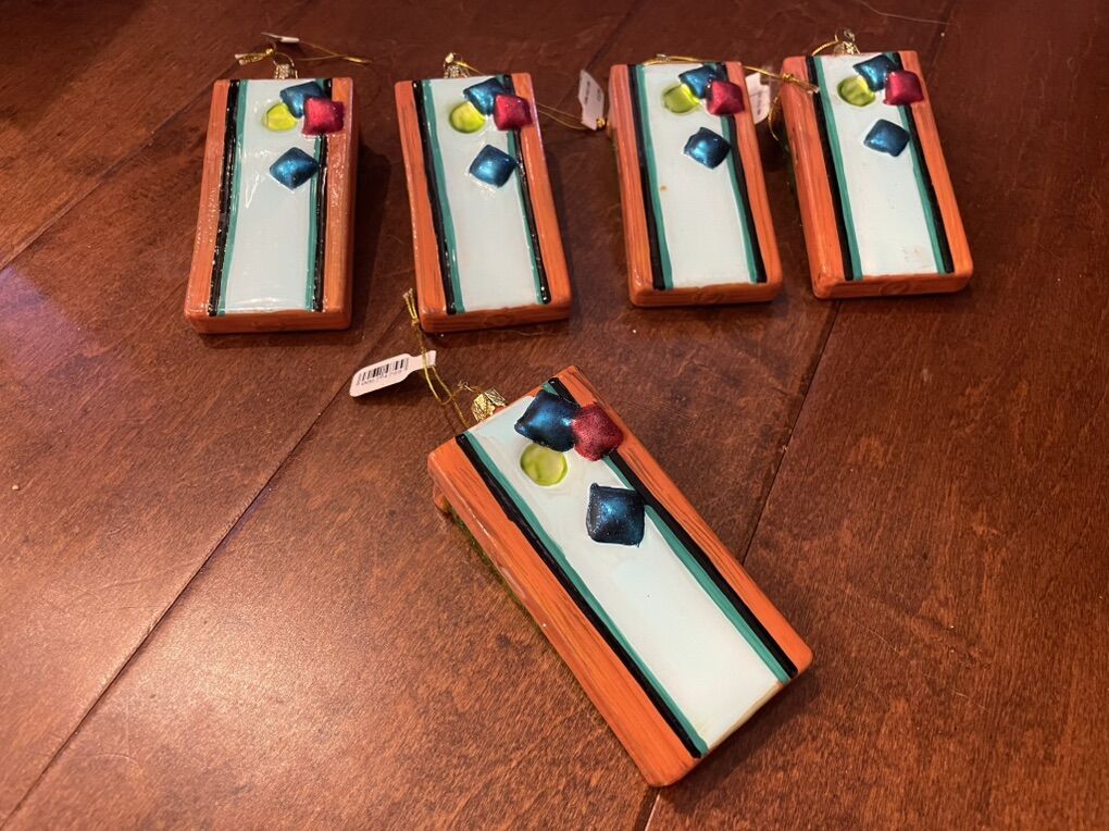5 New Glass Ornaments Cornhole Games