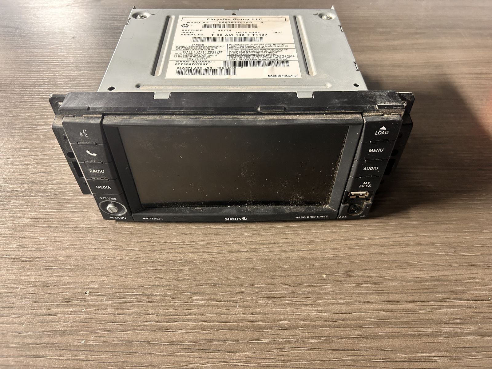 OEM Chrysler Group Infotainment