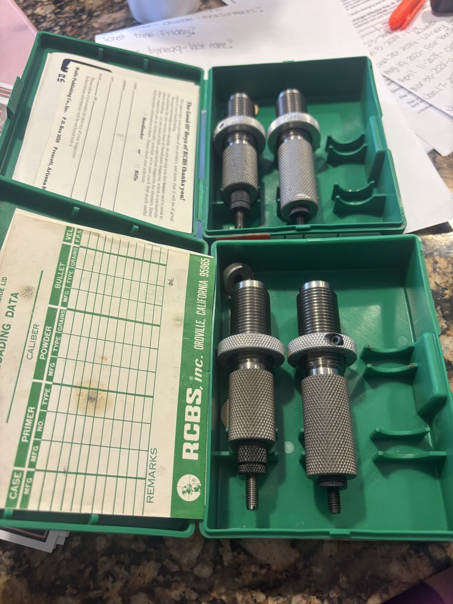 RCBS FL & Neck Die Set .300 Winchester Mag Part# 15301 & 15302 Group A with Case