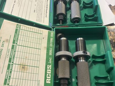 RCBS FL & Neck Die Set .300 Winchester Mag Part# 15301 & 15302 Group A with Case
