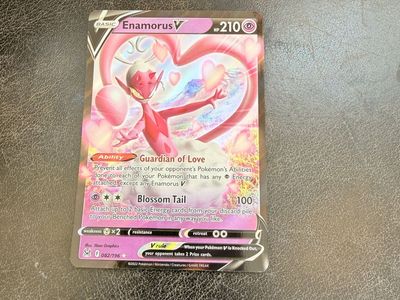 Pokemon Card Enamorus V 082/196 Ultra Rare Holo