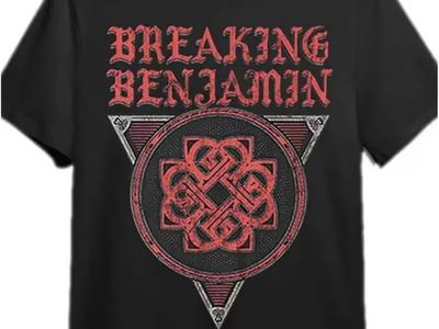 Breaking Benjamin Band T-Shirt Black Graphic Tee Medium