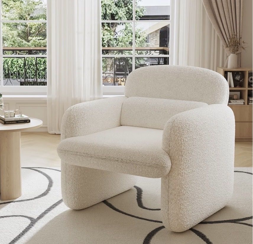 Chenille Accent chair