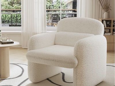 Chenille Accent chair
