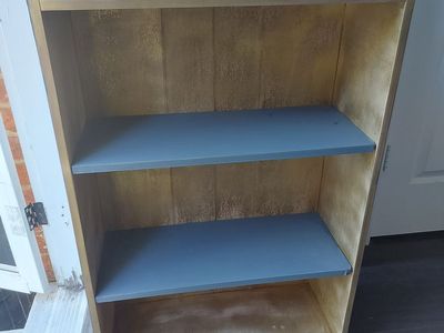 Stylish Cerused Wood Shelf – 33.5" x 9" x 23.6" – Modern & Versatile