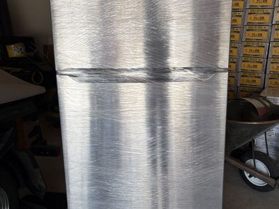 Frigidaire Stainless Steel Top Freezer Refrigerator - Excellent Condition