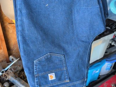 Carhartt Men's Blue Denim Work Jeans - Size 44x30 brand new 7 pair