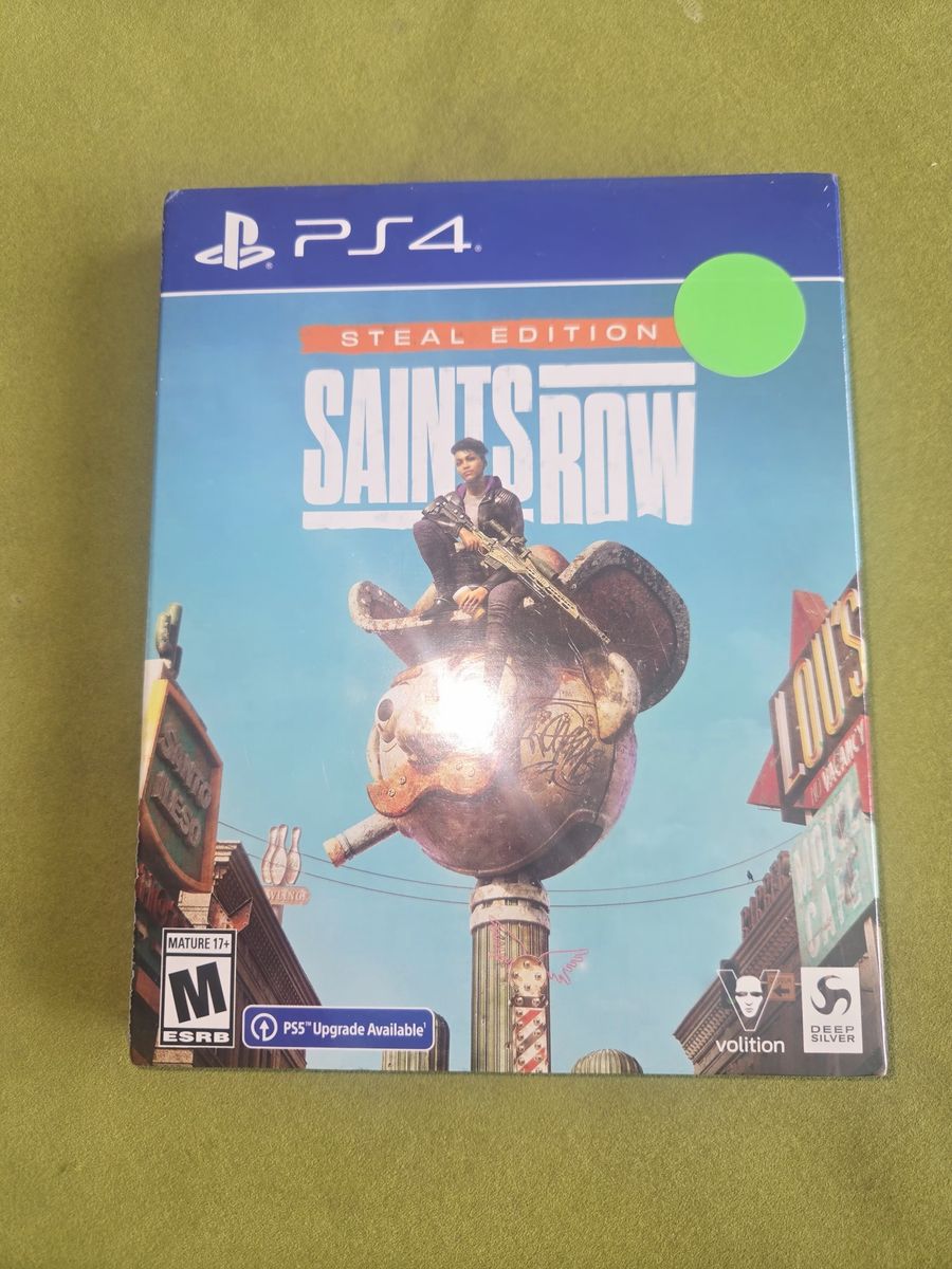 Saints Row Steal Edition PS4 Physical Video Game Brand New Sealed