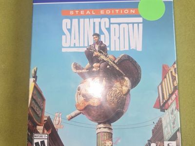 Saints Row Steal Edition PS4 Physical Video Game Brand New Sealed