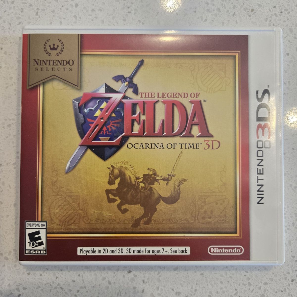 Nintendo 3DS The Legend of Zelda: Ocarina of Time 3D - Nintendo Selects Game & Case