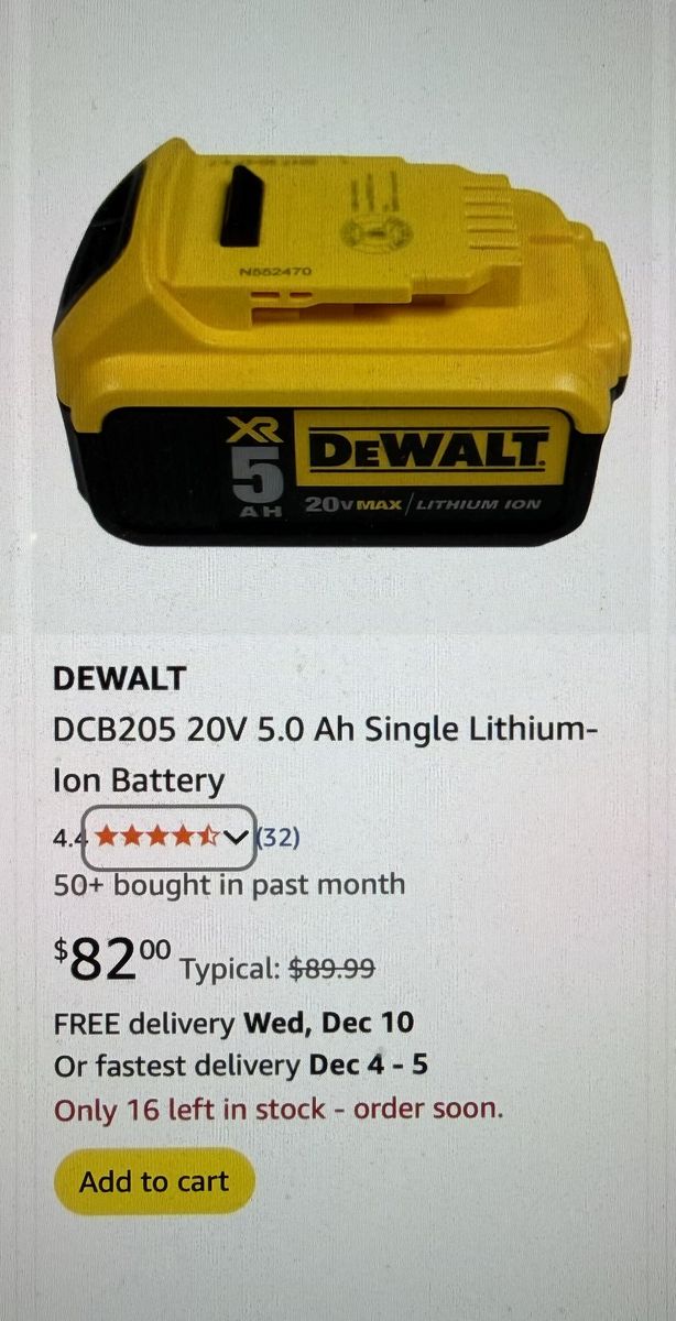 DeWalt Batteries
