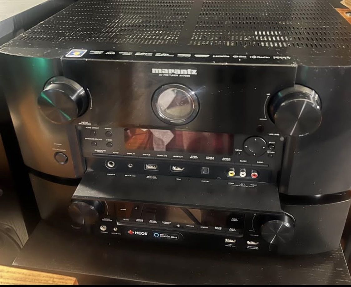 Marantz AV7005 7.2-Ch Network A/V Pre-Amplifier/Processor w/ XLR Outputs, Audyssey MultEQ XT