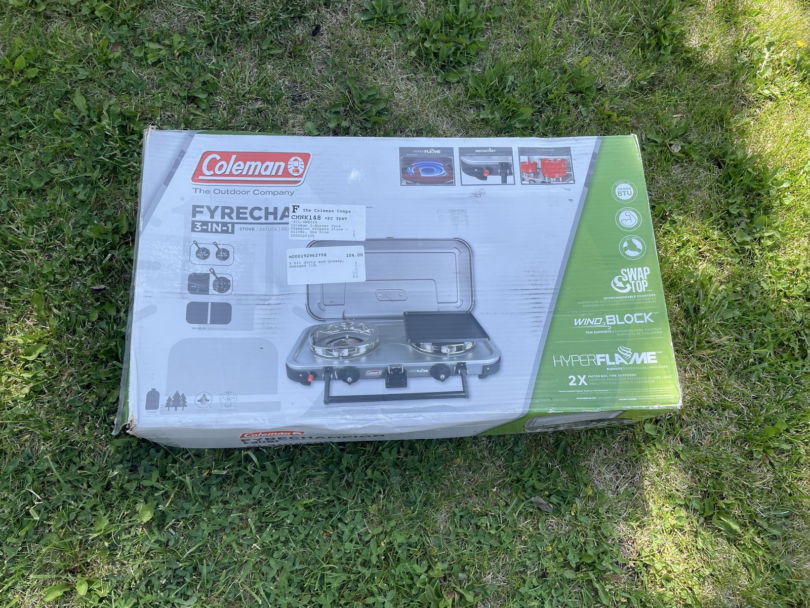 Coleman Gladiator Series Fyrechef 3-in-1 Propane Camping Stove
