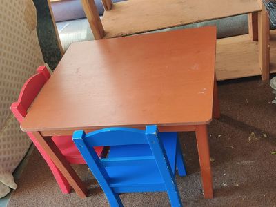 Childs Table and 2 chairs