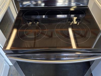 Samsung Black stainless electric stove
