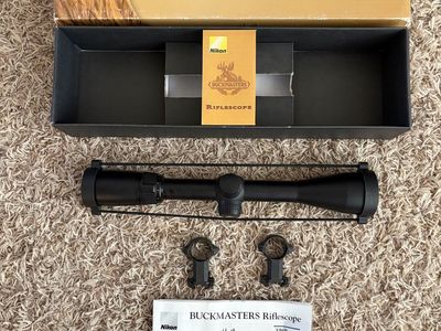 Nikon buckmasters 3-9x40 scope