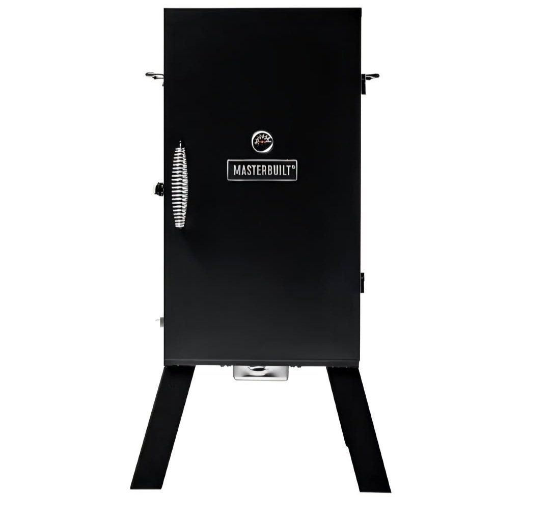 Masterbuilt® 30-inch Electric Vertical BBQ Smoker with Analog Temperature Control, Chrome Smoking Racks and 535 Cooking Square I