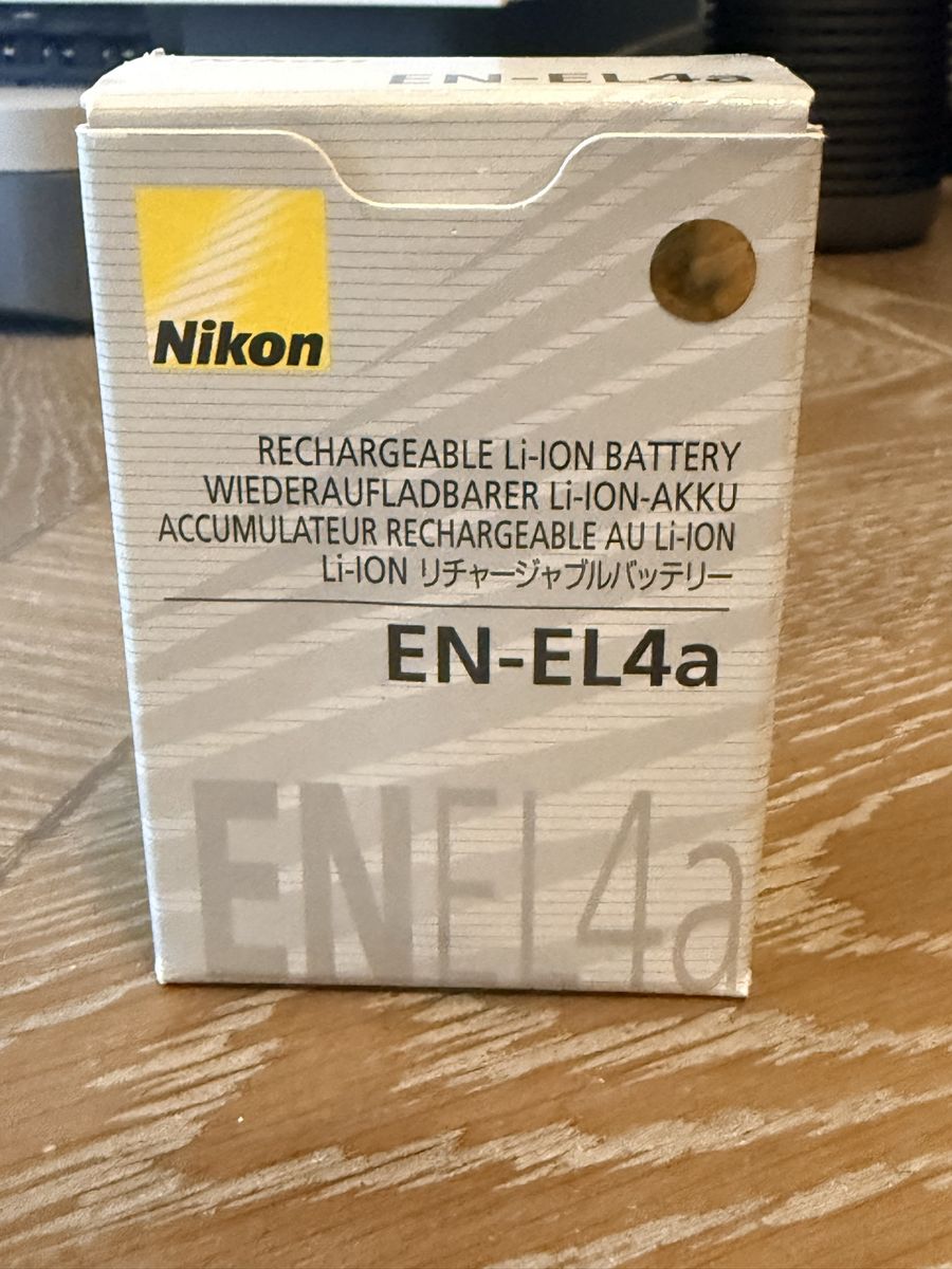 Nikon EN-EL4a Rechargeable Li-ion Battery - New in Box