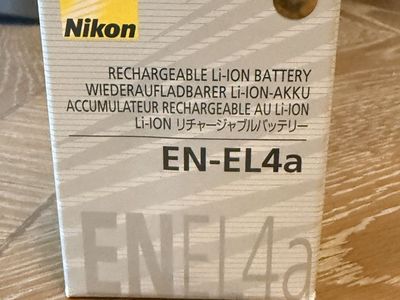 Nikon EN-EL4a Rechargeable Li-ion Battery - New in Box