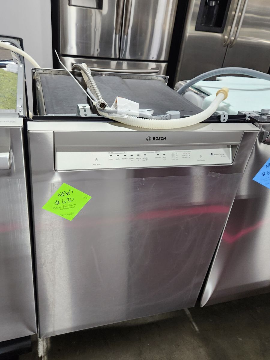 NEW!! BOSCH 300 SERIES STAINLESS STEEL DISHWASHER