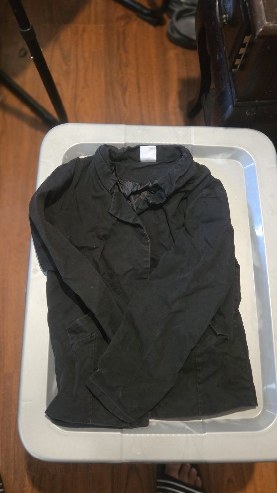 Black Denim Jacket - Kids' Size 140