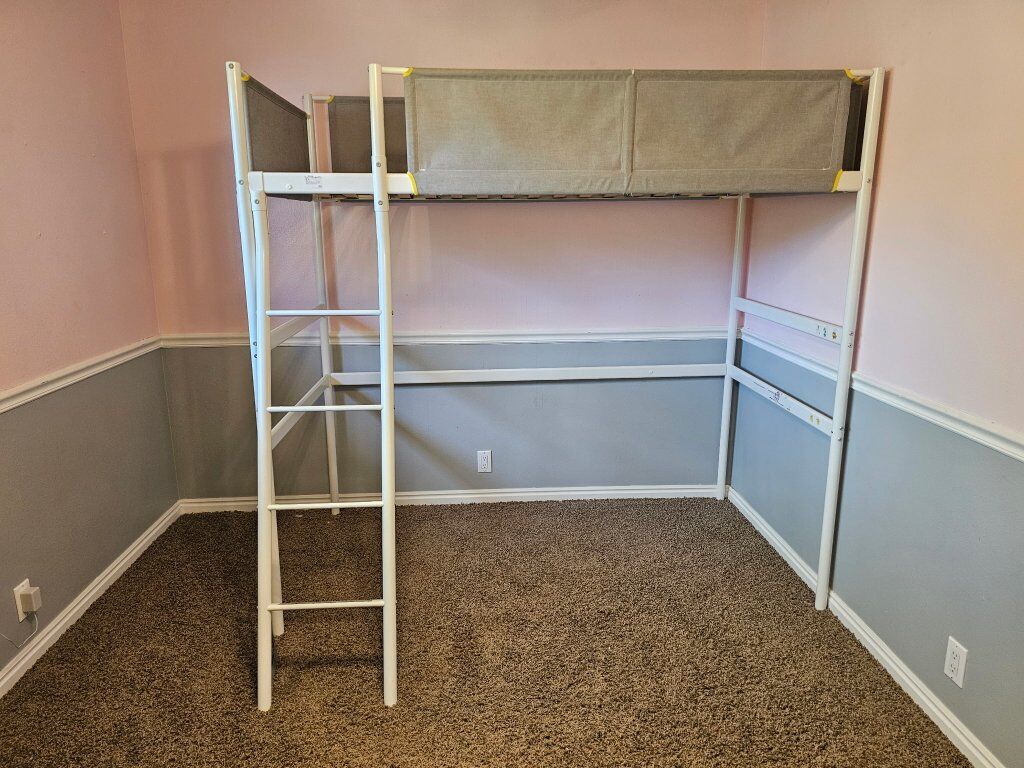 Twin size loft bed from Ikea