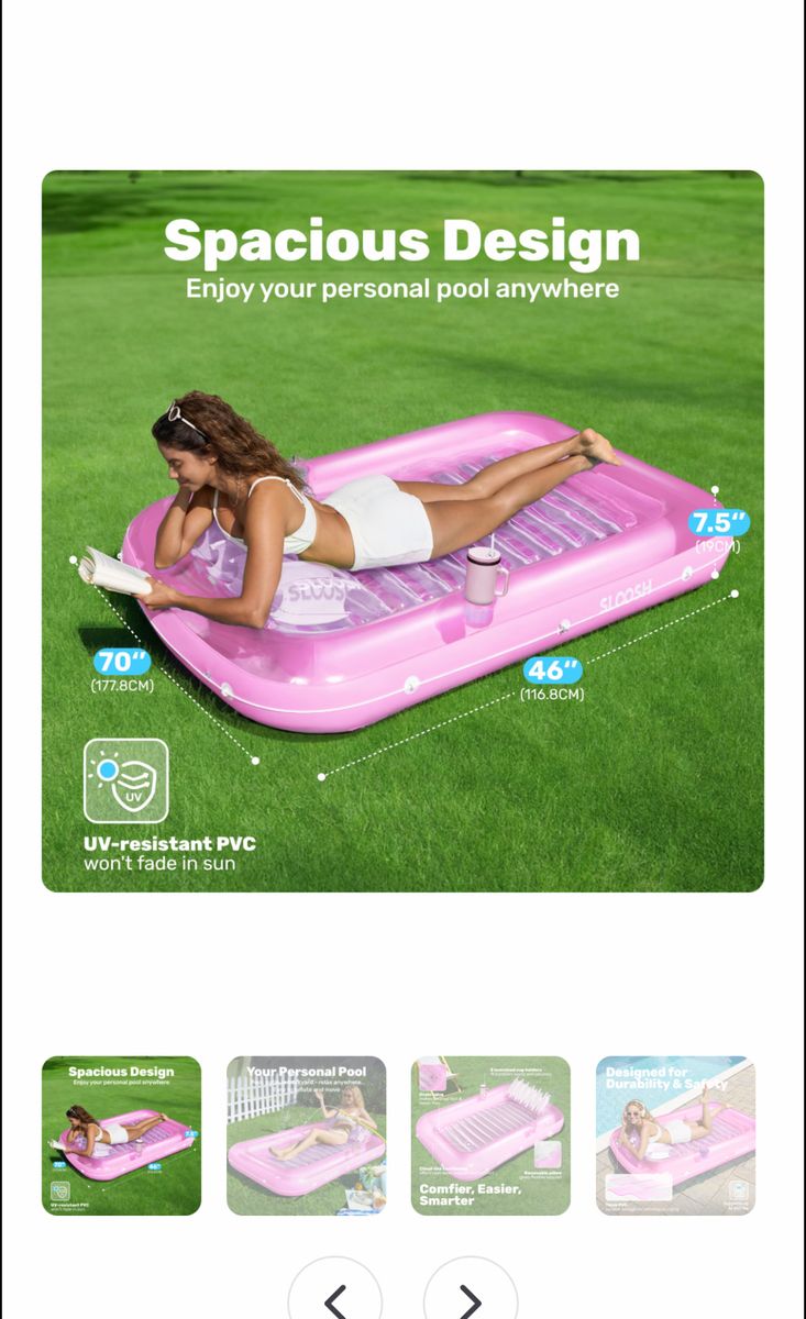 SLOOSH pool lounger float