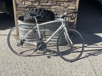 Specialized Ruby Elite Road Bike - White, Fulcrum Racing Wheels, Women's, Great Condition