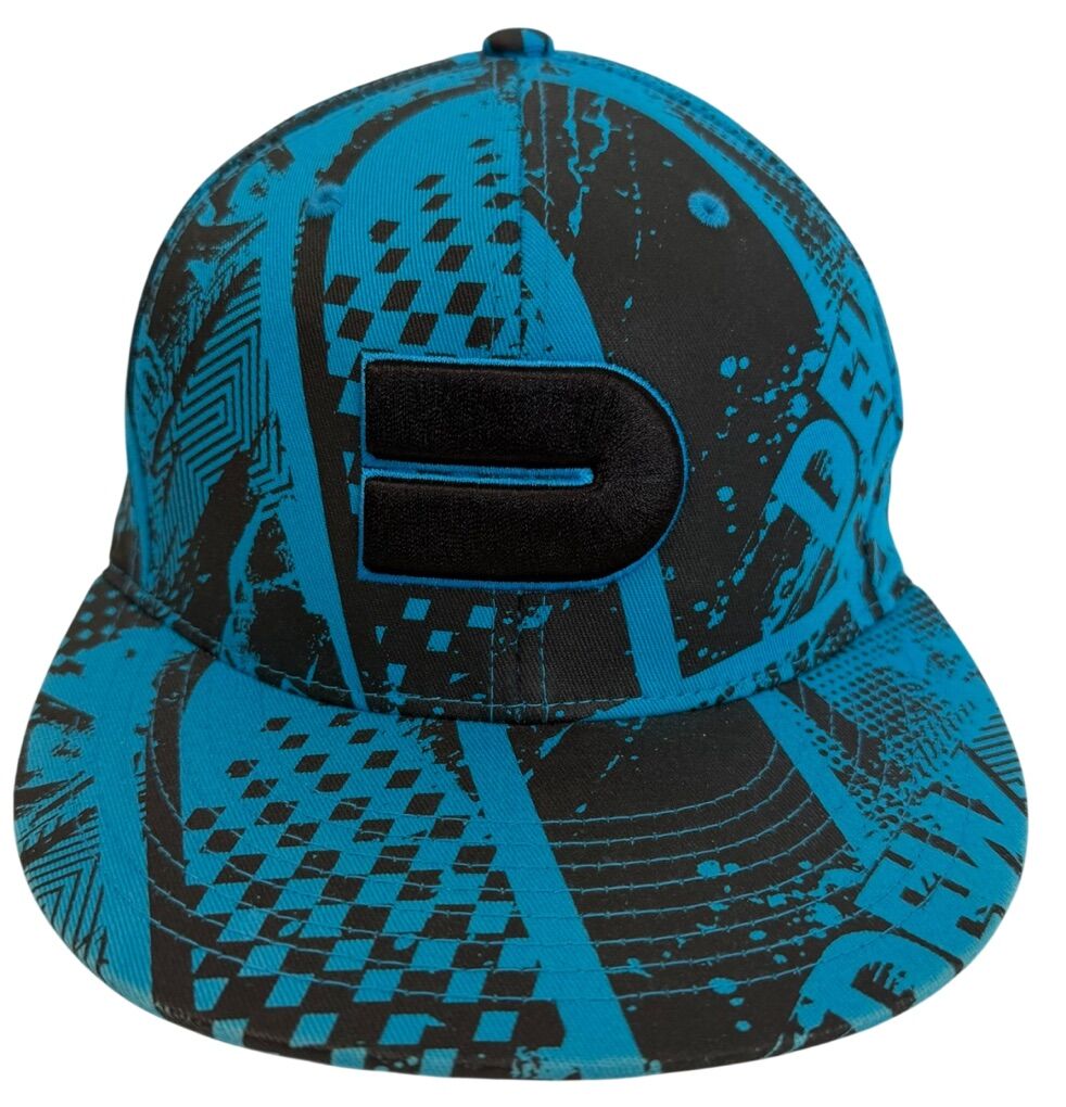Dew Tour BMX Baja Blue Flat Brim Fitted Hat - L/XL