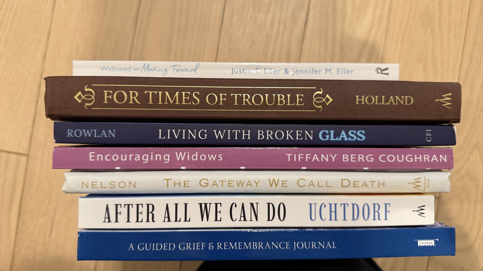 7 grief books (some LDS themed)