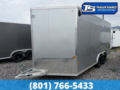 8.5x16 Alcom Aluminum EZ Hauler XLT Auto Trailer - 7'0" Interior - 7K GVWR -