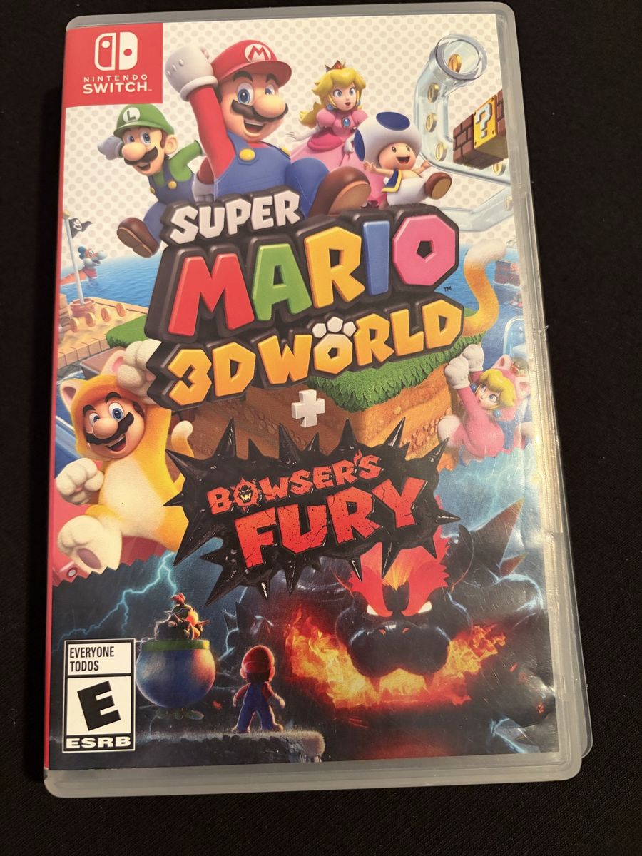 Super Mario 3D World + Bowser's Fury - Nintendo Switch Game, ESRB E, Excellent Condition