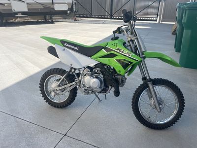 Kawasaki KLX 110RL Dirt Bike Green Used Excellent