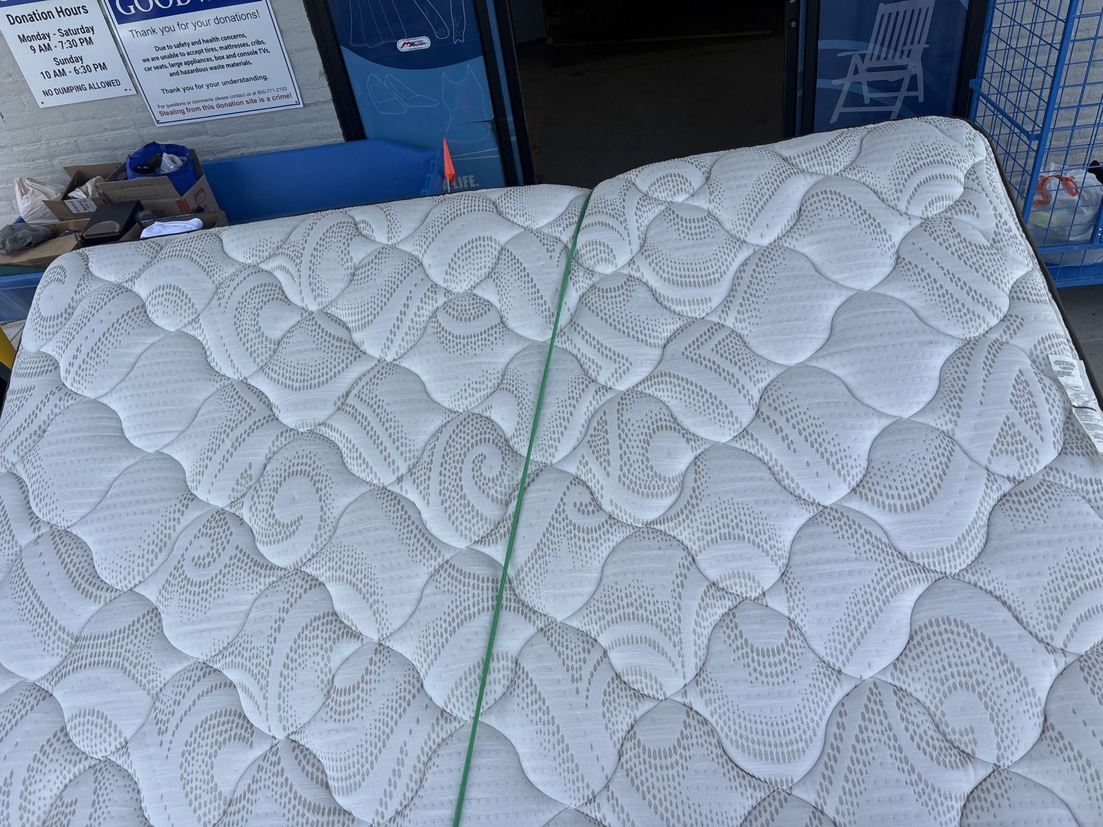 FREE queen mattress & box spring