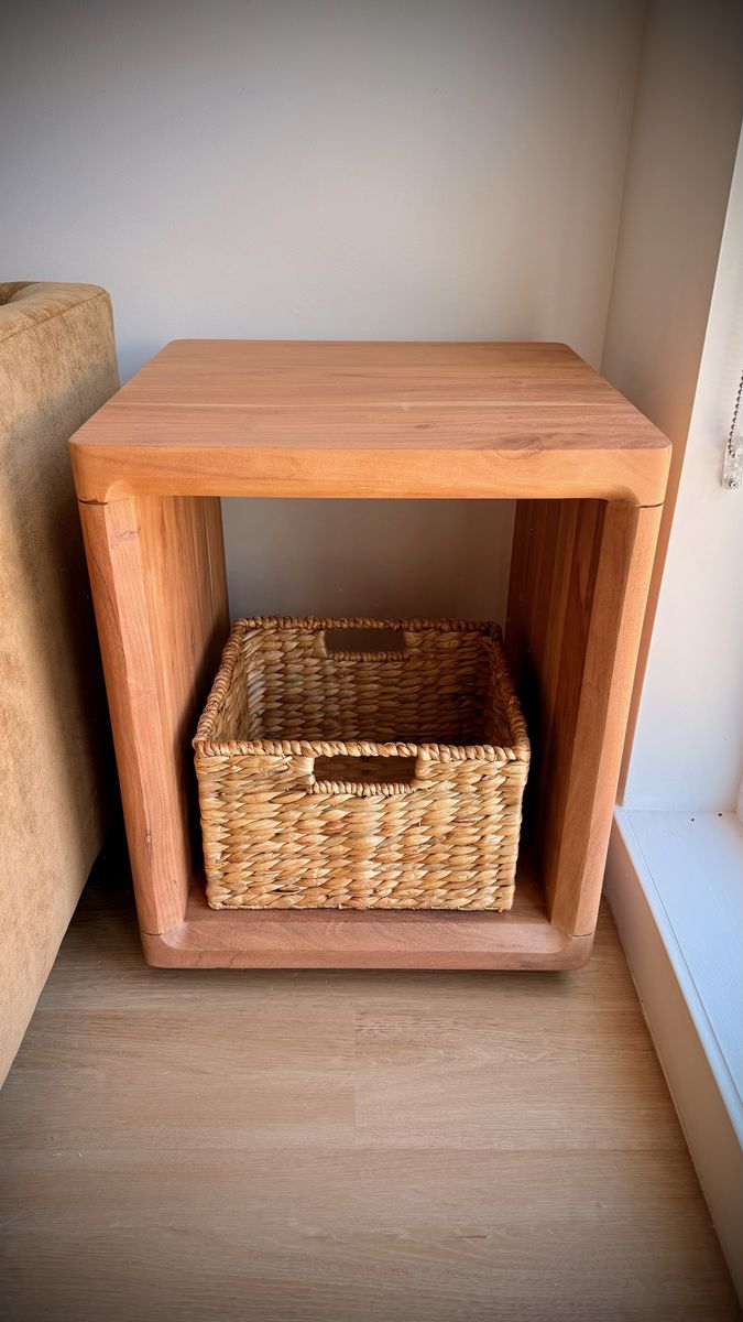 Basically BRAND NEW West Elm Calla Solid Wood Side Table