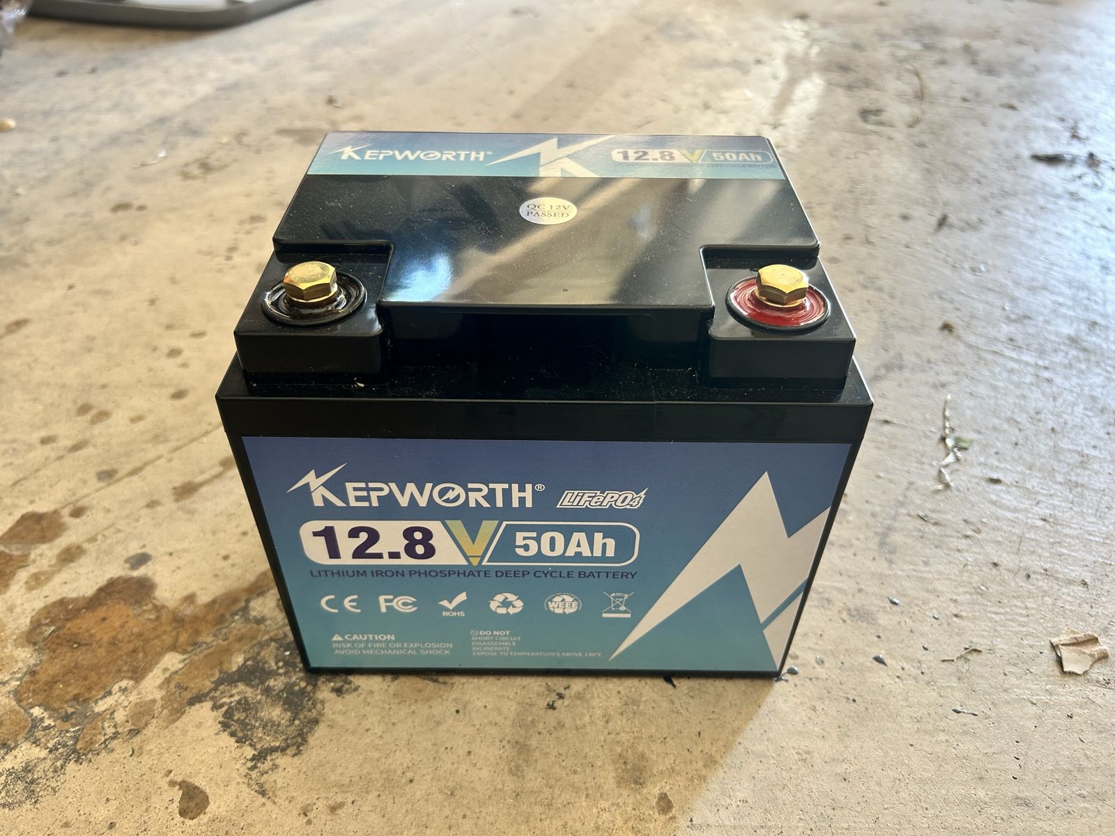 50Ah LiFePO4 Lithium Iron Phosphate Deep Cycle Battery