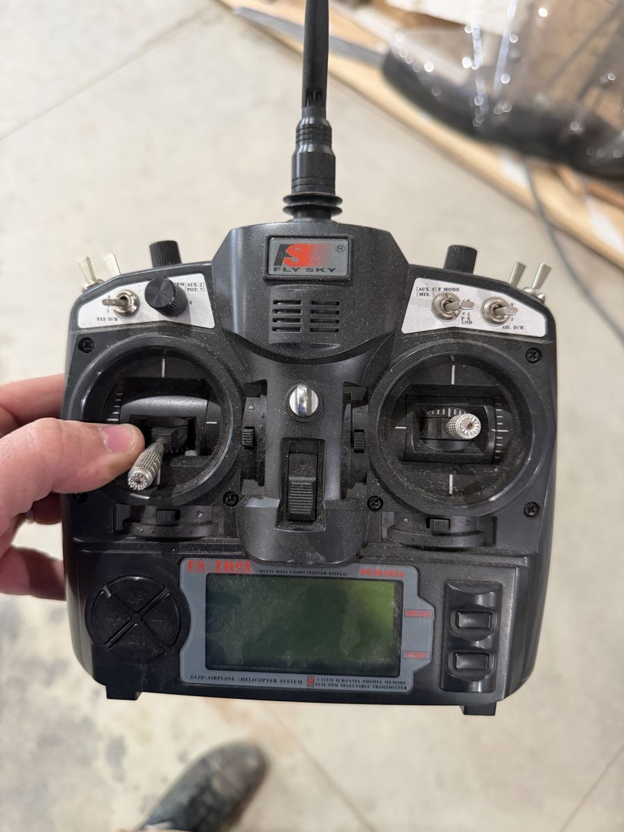 Fly sky transmitter and two Recievers